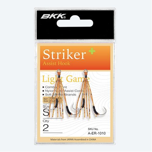 BKK Striker Assist Hooks - Small - 2 double Per Pack