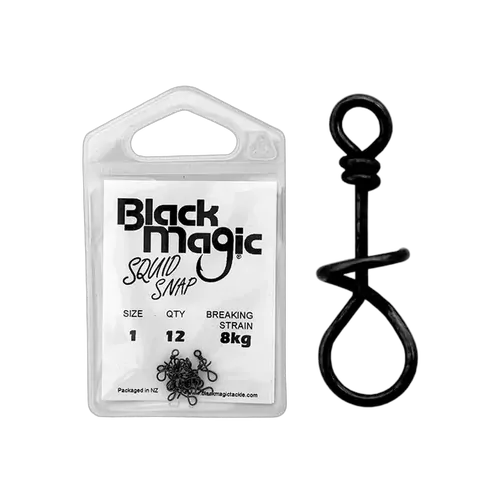 Black Magic Spiral Trout Snap #1 (8KG BS)