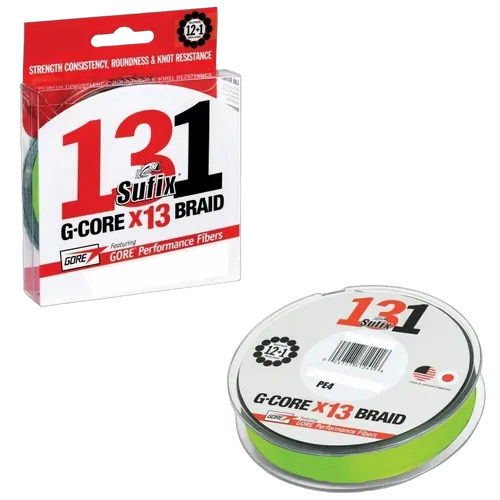 Sufix 131 Braid 150yds 2lb Neon Chartreuse