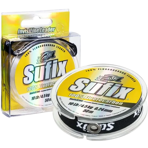 Sufix Fluorocarbon Invisiline Leader 40m 40lb - 0.52mm