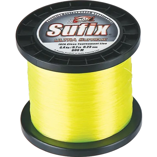 Sufix Ultra Supreme IGFA 600m 8kg Neon Yellow