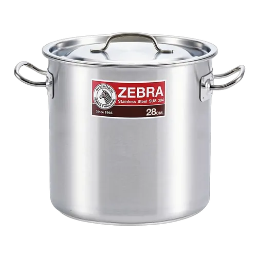 Zebra Stock Pot - 28 cm Dia. 17.2L