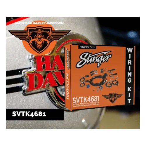 Harley 2/4Ch. Amp Wire Kit