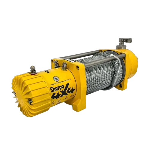 Sherpa BRUMBY 10,000LB High Speed Winch 12V, 28m cable