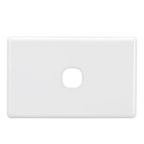 Projecta 1 Gang Blank Switch Plate - White