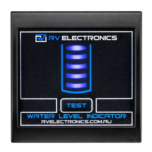 RV Electronics Water Tank Gauge - Single Tank Black