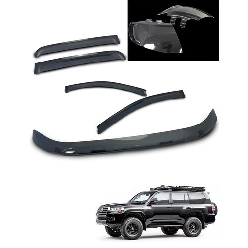 Sunland-Protection Bonnet Protector, Weathershields And Headlight Protects To Suit Toyota Landcruiser 200 Series 11/07-03/21