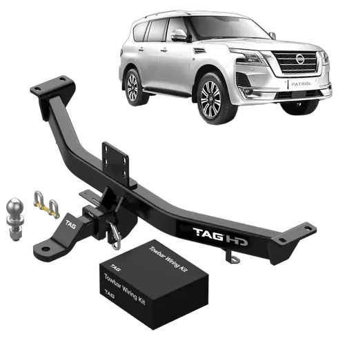 TAG Heavy Duty Towbar to suit Nissan Patrol (12/2012 - on) - Direct Fit ECU
