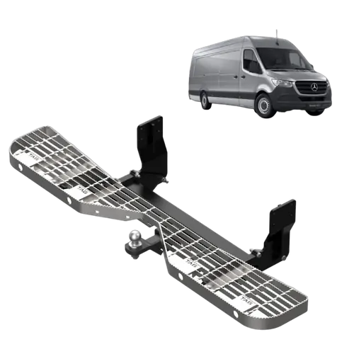 TAG Rear Step & Towbar for Mercedes Sprinter Van 907 (VS30) Wide Chassis (01/2019 - On)