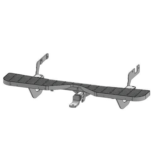 TAG Rear Step with Heavy Duty 3-Piece Towbar to suit Hyundai iLoad (01/2008 - on)