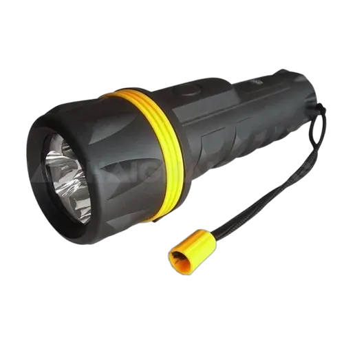 Torch Rubber 3 LED Water Resistant Anti Shock
