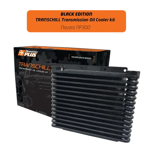 Transchill Transmission Arctic Black Cooler Kit To Suit Nissan Navara NP300 YS23DTTi (2.3L 4cyl) 2015 - On