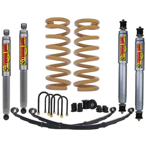 Tough Dog Suspension Kit To Suit Nissan Patrol Gu Ute 97-16 2" Lift (Coil/Leaf) Steel Bullbar - 50Mm Lift- Foam Cell