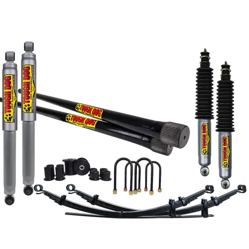 Tough Dog Suspension Kit To Suit Daihatsu Feroza Ii 4/93-99 Bull Bar + Winch - 40Mm Lift- Nitro Gas