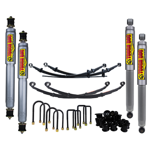 Tough Dog Suspension Kit To Suit Toyota Hilux Leaf/Leaf (4/79-83) Manual Steering/No Bullbar - 50Mm Lift- Foam Cell