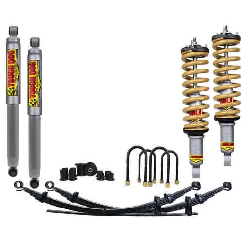 Tough Dog Suspension Kit To Suit Toyota Hilux Kun26R, Ggn25R Coil/Leaf (4/05-2015) Bullbar + Winch - 40Mm Lift- 40Mm Adjustable