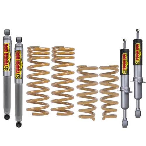 Tough Dog Suspension Kit To Suit Toyota Landcruiser 200 Series - Gx, Gxl, Vx Oe Height/Steel Bullbar - - 41Mm Foam Cell
