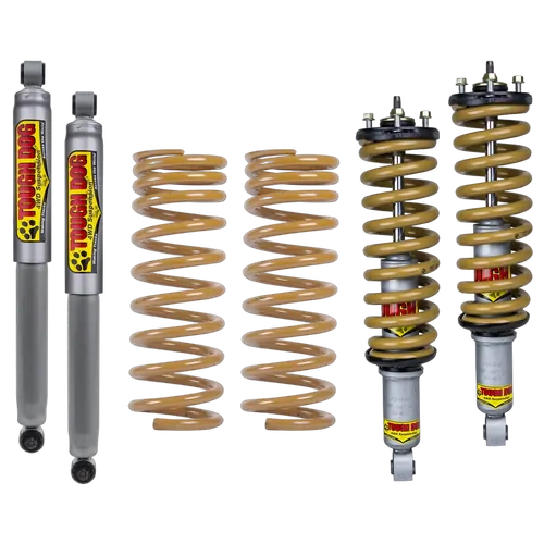 Tough Dog Suspension Kit To Suit Toyota Prado 120 Series Factory Coil Sprung/Swb - International - 40Mm Lift- 40Mm Adjustable