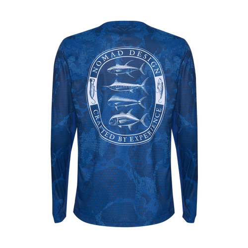 Nomad Design Tech Fishing Shirt Marine Camo - Marine Camo - M