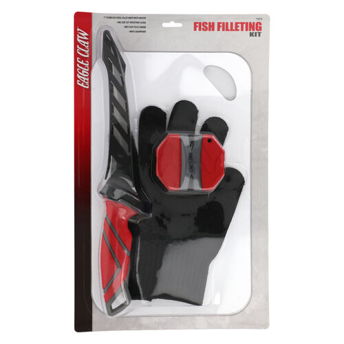 Eagle Claw 18Cm Fish Filleting Kit 4Pce