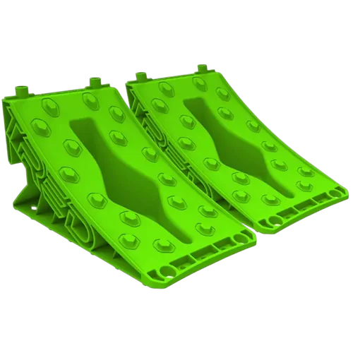 Tred GT Wheel Chocks - Fluro Green