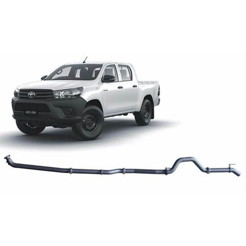 Redback Exhaust For Toyota Hilux 126 Series 2015 Onwards 1GD-FTV 2.8 Litre Pipe Only