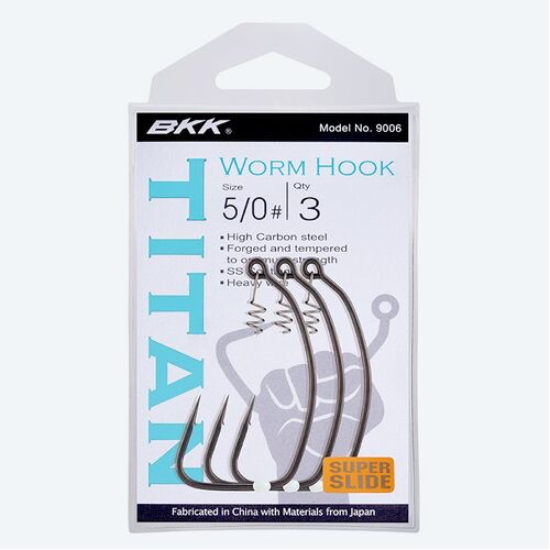 BKK Titan Worm Hook - 18/0 - 2 Per Pack