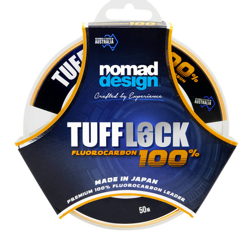 Nomad Design Tufflock 100% Fluorocarbon Leader - 50m - 30lb