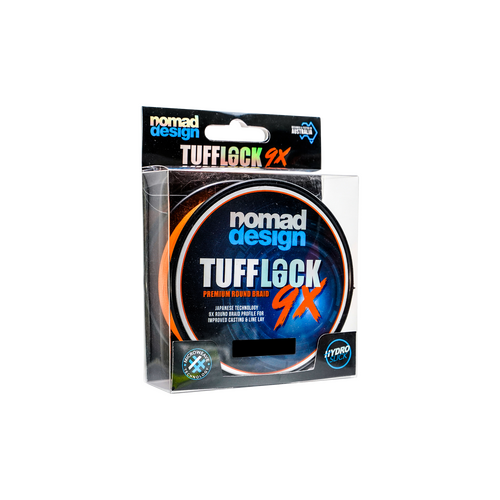 Nomad Design Tufflock Orange X9 Braid - 150yds - 10lb
