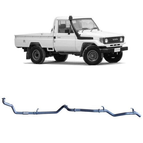 Redback Extreme Duty Exhaust for Toyota Landcruiser 75/78 Series 4.2L 1HZ (01/1990 - 09/1999)