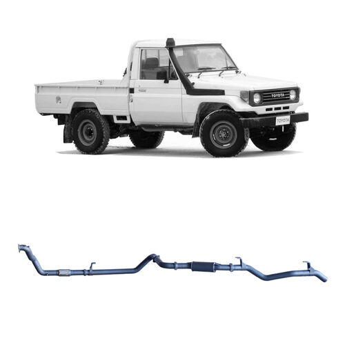 Redback Extreme Duty Exhaust for Toyota Landcruiser 75/78 Series 4.2L 1HZ (01/1990 - 09/1999)