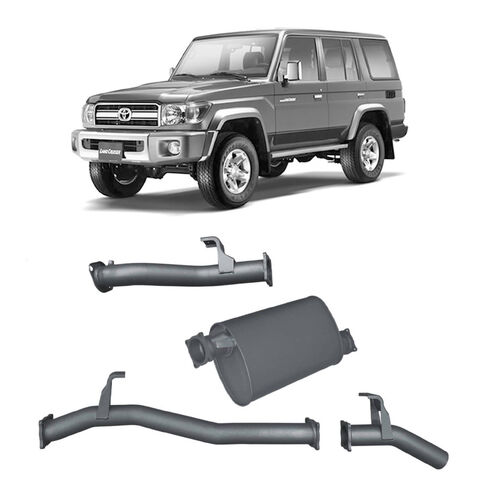 Redback Extreme Duty Exhaust for Toyota Landcruiser 76 Series Wagon (11/2016 - on)
