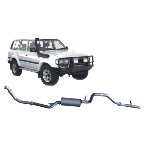 Redback Extreme Duty Exhaust for Toyota Landcruiser 80 Series 4.2L 1HD-T/FT (01/1990 - 02/1998)