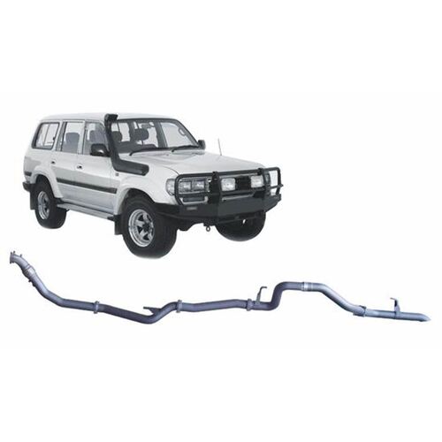 Redback Exhaust For Toyota Landcruiser 80 Series Wagon 1990 - 1998 HDJ80R 4.2 Litre Pipe Only