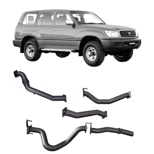 Redback Extreme Duty Exhaust for Toyota Landcruiser 105 Series Wagon (03/1998 - 10/2007)