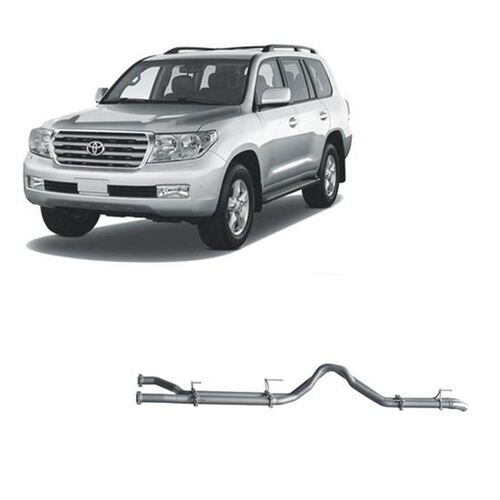 Redback Exhaust For Toyota Landcruiser 200 Series Wagon Oct 2015 - Onwards VDJ200R 4.5 Litre Pipe Only - Twin System