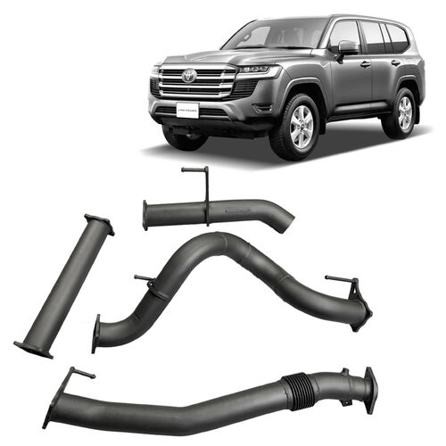 Redback 3.5" DPF Back Exhaust for Toyota Landcruiser 300 Series Wagon / SUV Pipe Only