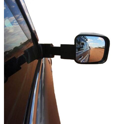 MSA Towing Mirrors to Suit Volkswagen Amarok 09-Current (Black-Heated-Radio-Electric)