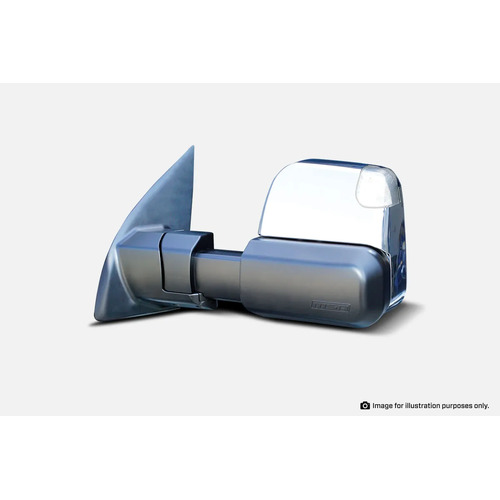 MSA Towing Mirrors (Chrome, Electric, Indicators) To Suit Mitsubishi Pajero 10/2001-On