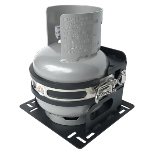 Top End Camp Gear Gas Bottle Holder Roof Mount 2kg