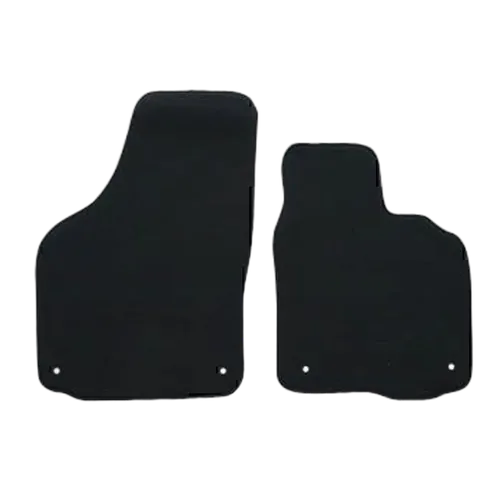 Floor Mats For Kia Rio JB Jan 2007 - Aug 2011 Black 2Pce