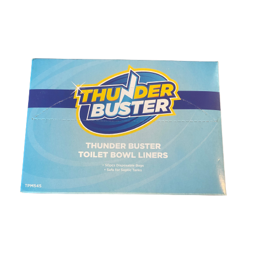THUNDER BUSTER TOILET BOWL LINERS - PACK OF 50