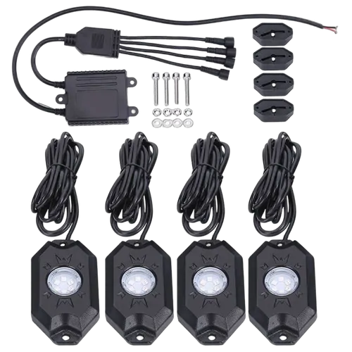 Rgbw Rock Light - 4 Pods