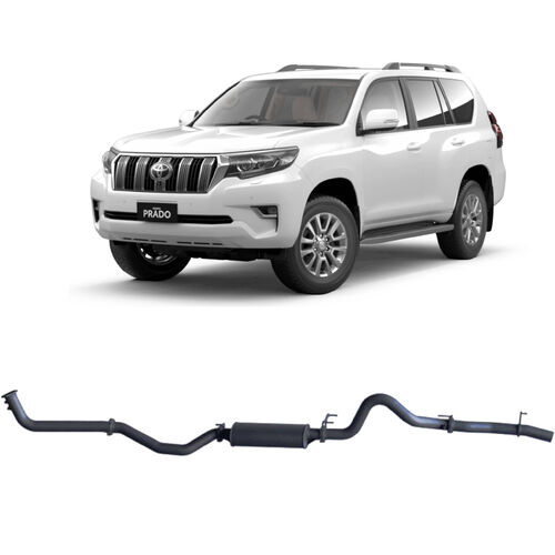 Redback Extreme Duty Exhaust for Toyota Prado 150 Series (08/2015 - 06/2024)