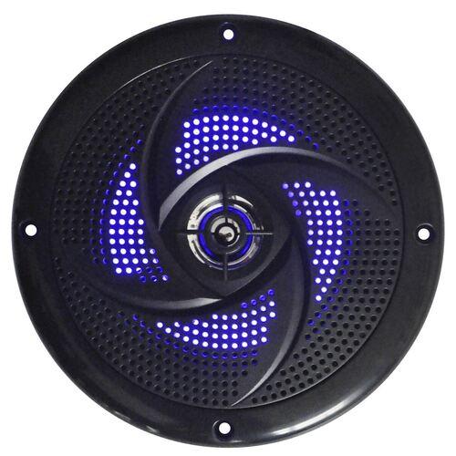 TRA Australia Black LED 6.5inch Waterproof 120 Watt Low-Profile Speaker (Pair)
