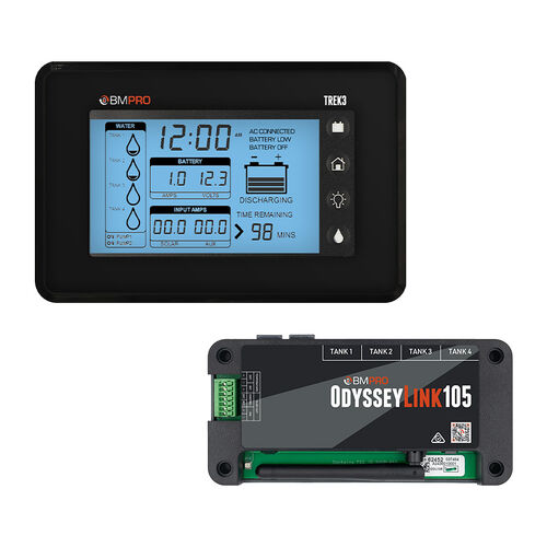 BMPRO Trek3 Black Display & OdysseyLink Battery Monitor