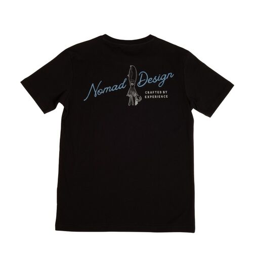 Nomad Design T-Shirt Squidtrex Insignia - Faded Black - L