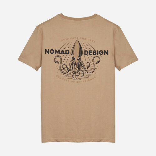 Nomad Design T-Shirt Squidtrex Rising - Tan - L