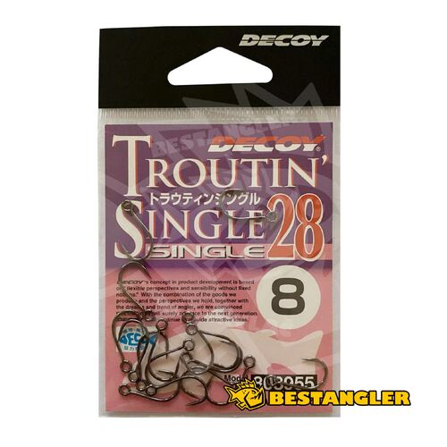 Decoy 80897 Troutin Single Hook 28 #4 Pkt 16