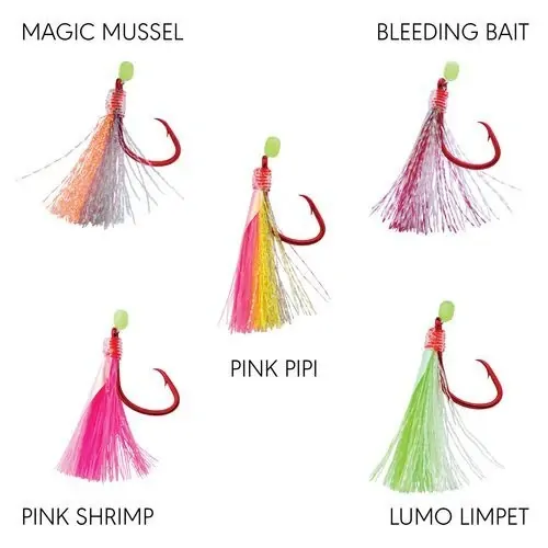 Black Magic Snatchers - Recurve/Circle Tarakihi Snatcher Lumo LIMPET 3/0